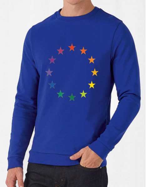 Europa-Pullover Regenbogen