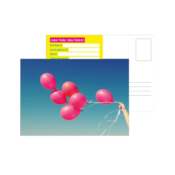 Luftballonwettbewerb-Karten
